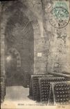 Vintage Postcard Folklore Vine Wine Grape harvest Champagne Rheims Caves has Champagne of Pommery
