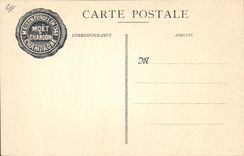 Postal Folclore Vid Vino Vendimias Champaña Moet & Chandon Sala de expedición