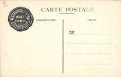 Postal Folclore Vid Vino Vendimias Champaña Moet & Chandon Puesta en casilleros después de trasiego