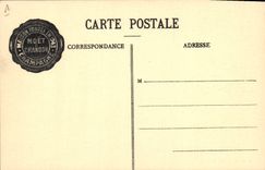 Postal Folclore Vid Vino Vendimias Champaña Moet & Chandon Trasiego