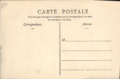 Postal Folclore Vid Vino Vendimias Champaña Moet & Chandon Vista de una bodega