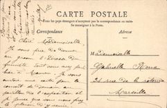 Postal Folclore Vid Vino Vendimias Champaña Moet & Chandon Escuela de viticultura