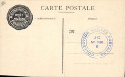 CPA Folklore Vigne Vin Vendanges Champagne Moet & Chandon La vendange a Mesnil sur Oger