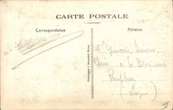 Postal Folclore Vid Vino Vendimias Champaña Huecos Ruinart Padre y Hijo Calle de los Gredales Reims Rheims Escalera y rejilla de los gredales Nicolas y Edmond Bouteilles sobre pupitres