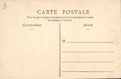 Vintage Postcard Folklore Vine Wine Grape harvest Champagne Moet & Chandon Station of electricity