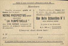 CPA Publicite Bernat La Perpetuelle Rue de Buffon Paris 