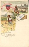 CPA Publicite Chocolat Suchard Orleans 