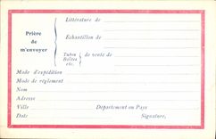 Vintage Postcard Publicity French company of Produced Energy and Radio Chemistry Rhemda Courbevoie