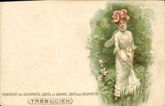 CPA Publicite Trebucien Chocolat