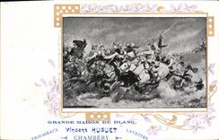 CPA Publicite Vincent Huguet Chambery Trousseaux Lavettes