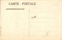 Vintage Postcard Publicity a garden the night Perfume enchanter