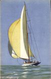CPA Illustrateur Haffner Bateau Yacht 