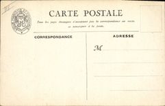 Vintage Postcard Illustrator Haffner Warship Guepratte division in Dardanelles