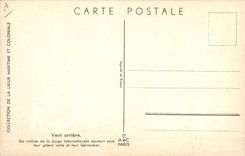 Vintage Postcard Illustrator Haffner Boat late Wind Spinmaker