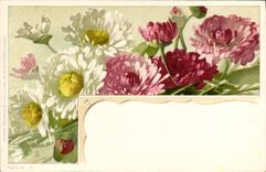 CPA Fantaisie Fleurs 