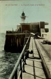 CPA Phare Le Havre La nouvelle jetee et la batterie