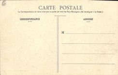 Vintage Postcard Headlight Pouliguen Penchateau the Rochereau Tower