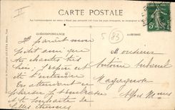 CPA Phare et la jetee par un coup de mer Cannes 