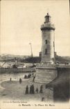 CPA Phare Ste Marie Marseille Bateau