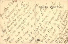 CPA Phare de la jetee Ouest un jour de tempete Le Grau d'Agde