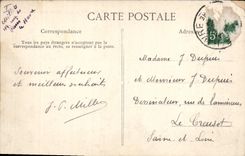 CPA Phare Le Havre La jetee un jour de tempete