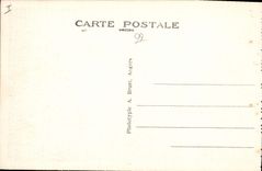 Vintage Postcard Island of Brehat Rocks of the Headlight of the Peacock