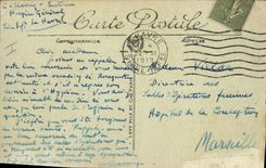 Vintage Postcard Headlight Cape Le Havre of Heve