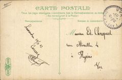 Vintage Postcard Militaria the life of the Sailor Signals has edge