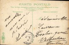 Vintage Postcard Militaria life of the Marine Sentry to the small row Boat