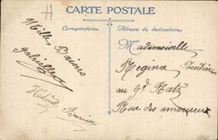 Vintage Postcard Militaria Child Soldier