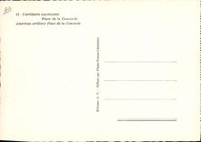 Modern Postcard Militaria the American artillery Places Harmony Paris Eiffel Tower