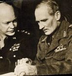 Modern Postcard Militaria the Marshal Montgomery and General Eisenhower