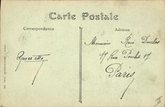 Postal Reloj monumental Granitado de Beauvais