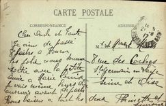 Postal Grande Reloj Ruán Detalle del cuadrante