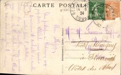 Postal Reloj astronómico Besançon