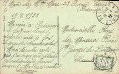 Postal Reloj Santo Jean Besançon