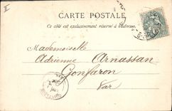 Postal Reloj Tribunal de justicia París