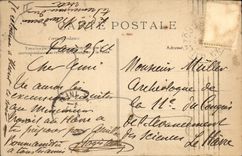 Postal Reloj París Tribunal de justicia Grande reloj Germano Pisón