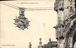 CPA Horloge Argentan Le cadran Lerot 