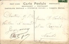 Postal Reloj Renacimiento Chartres