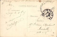 Vintage Postcard the Limousin Ruins of Chalusset