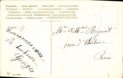 CPA Fantaisie Colombe Bonne annee 