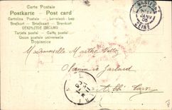 CPA Fantaisie Fleurs Enfant Trefles