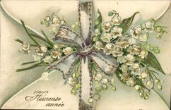 CPA Fantaisie Fleurs Muguet