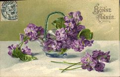 CPA Fantaisie Fleurs 