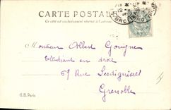 CPA Fantaisie Fleurs Femme