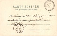 CPA Fantaisie Fleurs Cloches Houx