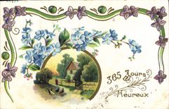 CPA Fantaisie Fleurs 