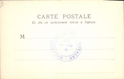 Postal Moet y Chandon Vista de las laderas de Ay