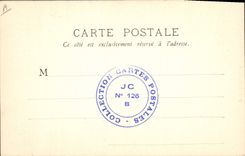 Postal Champaña Epernay Vista de las laderas de Ay